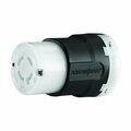 Eaton Wiring Devices Eaton Wiring Devices Ultra-Grip Twist Lock Connector, 3 -Pole, 20 A, 480 V, NEMA: NEMA L16-2, Blk/Wht AHL1620C